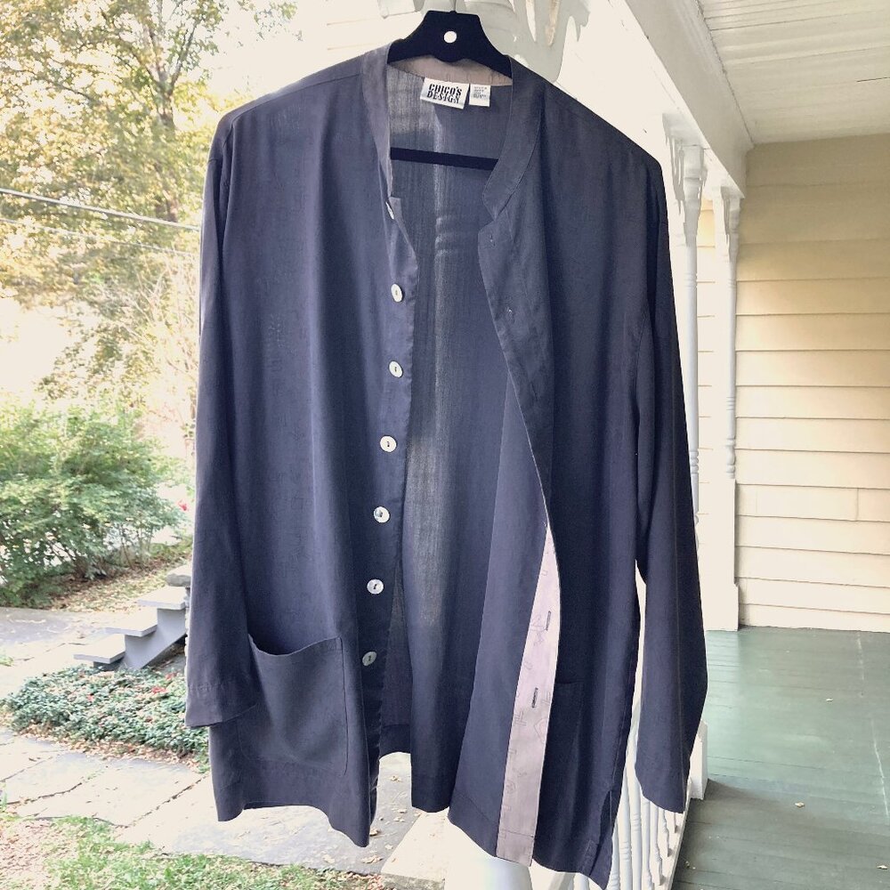 Chico’s DESIGN 100% Silk Tunic Top